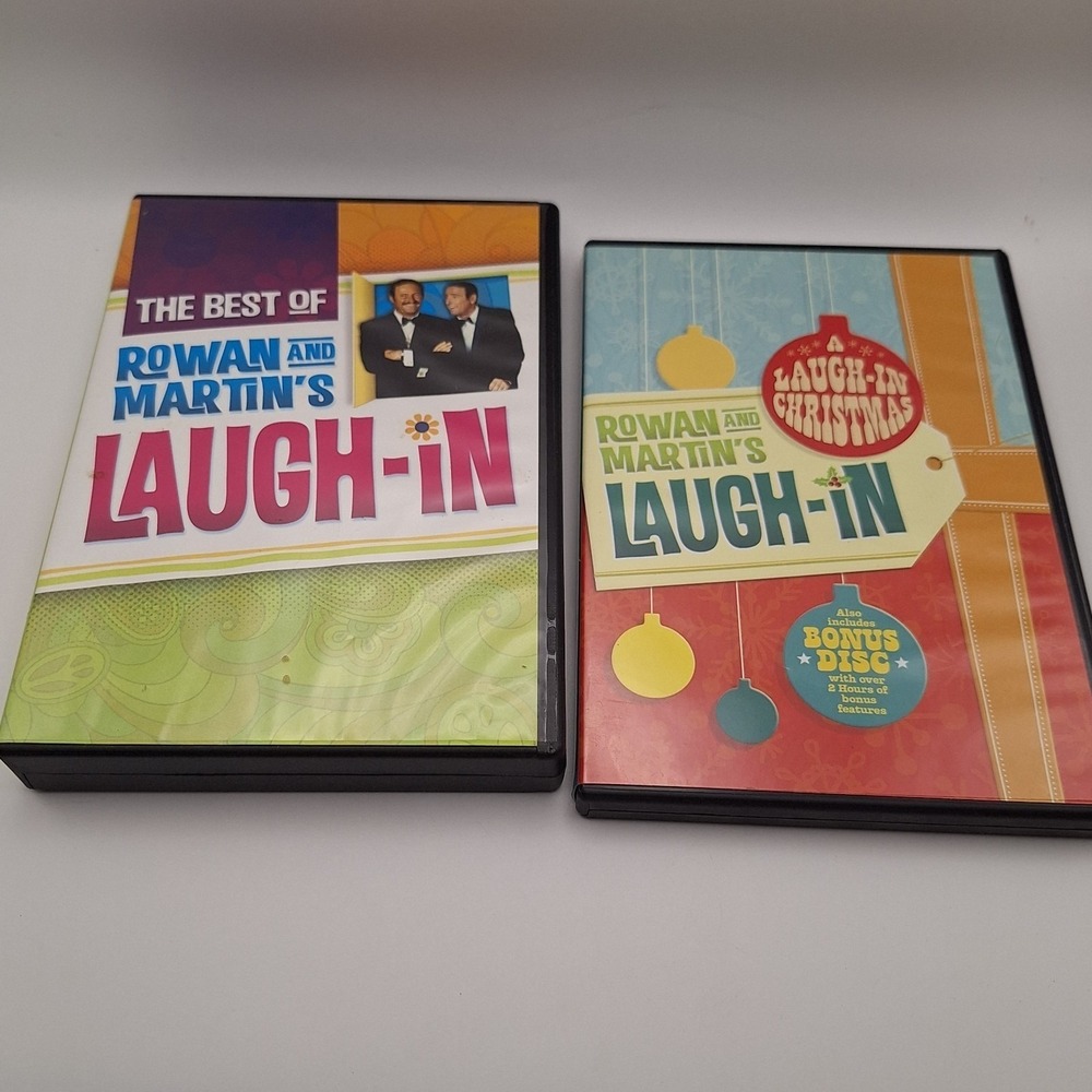 Rowan & Martin's Laugh-In DVD Lot The Best Of 10-Disc Set & Christmas Time Life
